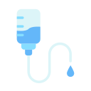 Intravenous saline drip