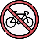No bicycle