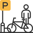 estacionamento de bicicletas