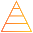 피라미드 형 차트