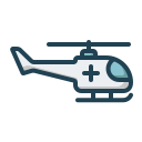 helicóptero de emergência