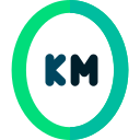 km