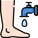 umyć stopy