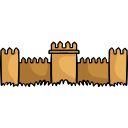 Средневековая стена