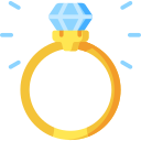 diamentowy pierścionek