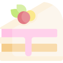 tranche de gâteau