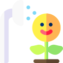 Watering plants