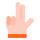 tres dedos