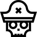 czaszka pirata