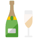 champagne glas