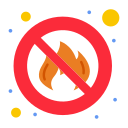 No fire