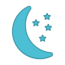 luna y estrellas