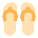 sandálias de dedo