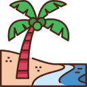 islas de palmeras