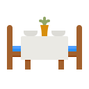 夕食のテーブル