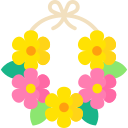 naszyjnik z kwiatami