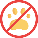 geen huisdieren toegestaan