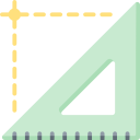 vierkante liniaal