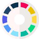 círculo de cores