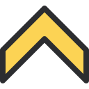 Upward arrow