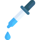 pipette à couleurs