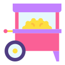 wózek z popcornem