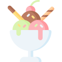coupe de crème glacée