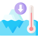 disminución del hielo