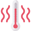 heiße temperatur