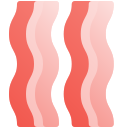 fatias de bacon