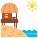 capanna sulla spiaggia