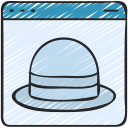 sombrero blanco