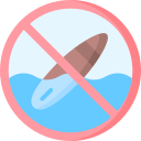 サーフィン禁止