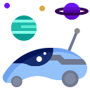 coche espacial