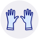 gumowe rękawiczki