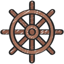roda do navio