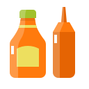 botella de salsa