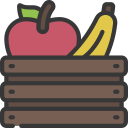 caixa de frutas