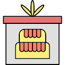 boîte de gâteau