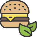 veganistische hamburger