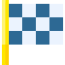 bandeira de término