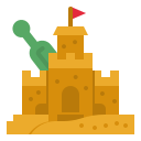 castelo de areia