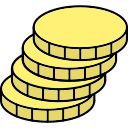 pilha de moedas