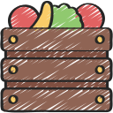 caja de frutas