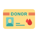 tarjeta de donante
