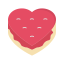 pastel de corazón