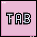 Клавиша tab