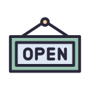 Open sign