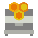 pudełko z pszczołami