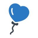 Воздушный шар в форме сердца